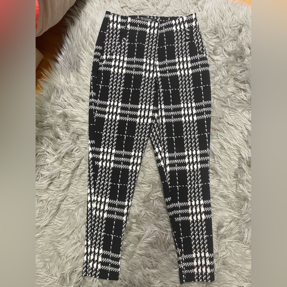 7th AVENUE b&w pattern dress pants